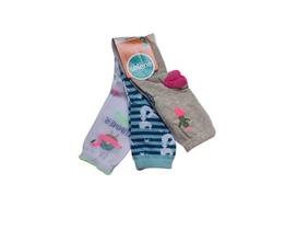 Kit 3 pares de meias infantis menina menino Selene