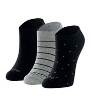 Kit 3 Pares de Meias Invisível Feminino She