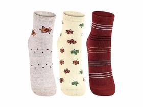 Kit 3 pares de Meias Lupo Algodão Cano Curto 4570-889 Feminina 34 ao 39 Kit 3 pares de Meias Lupo Algodão Cano Curto 4570-889 Feminina 34 ao 39