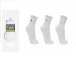 Kit 3 Pares de Meias Lupo Atoalhada Algodão Esportiva 3248 Kit 3 Pares de Meias Lupo Atoalhada Algodão Esportiva 3248