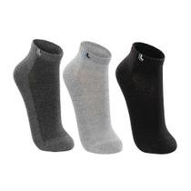 Kit 3 Pares de Meias Lupo Sport 3225-089 Chumbo/Cinza/Preto