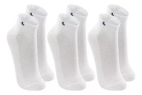 Kit 3 Pares De Meias Lupo Sport Cano Curto Branco Algodão