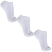 Kit 3 Pares de Meias Mash - 0M0.02B - Branco Kit 3 Pares de Meias Mash - 0M0.02B - Branco