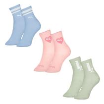 Kit 3 Pares De Meias Puma Cano Longo Infantil Kit 3 Pares De Meias Puma Cano Longo Infantil