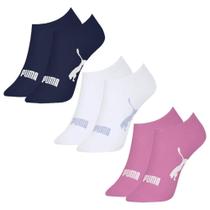 Kit 3 Pares de Meias Puma Sapatilha Esportiva Feminina - Rosa 34-39 Kit 3 Pares de Meias Puma Sapatilha Esportiva Feminina - Rosa 34-39