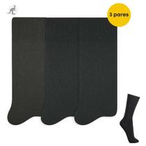 Kit 3 pares de Meias Social Clássica Masculina Selene 3033