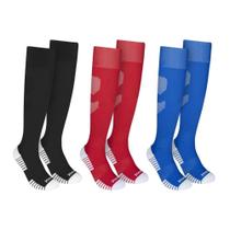 Kit 3 Pares de Meiões Hoahi Sport Atoalhado Masculino - Preto e Vermelho 39-43 Kit 3 Pares de Meiões Hoahi Sport Atoalhado Masculino - Preto e Vermelho 39-43