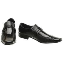 Kit 3 Pares de Sapato Social em Masculino Fabricado Em Franca + Porta Cartão De Brinde