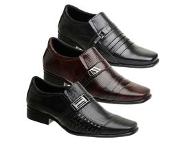 Kit 3 Pares De Sapato Social Masculino MON - Iden Shoes