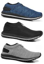 Kit 3 Pares de Tênis Masculino Meia Sem Cadarço Calce Fácil Macio Kit 3 Pares de Tênis Masculino Meia Sem Cadarço Calce Fácil Macio