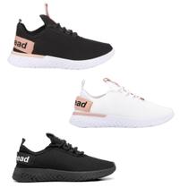 Kit 3 Pares Feminino Walk Forward Academia Confortável Esportivo