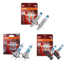 Kit 3 Pares H7 + H1 + H11 Osram Night Breaker Laser