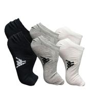 Kit 3 pares meia algodão invisivel casual kappa - tam 34-39 Kit 3 pares meia algodão invisivel casual kappa - tam 34-39