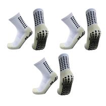 Kit 3 pares Meia Antiderrapante Futebol Esportivo Profissional Meião Tipo Trusox Pro Soccer Prosocks