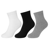 Kit 3 Pares Meia Bebê Cano Curto Selene