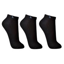 Kit 3 Pares Meia Cano Baixo Lupo Masculina - Preto