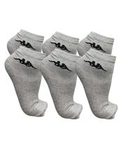 Kit 3 pares meia cano curto casual algodão kappa - tam 34-39 Kit 3 pares meia cano curto casual algodão kappa - tam 34-39