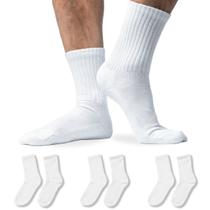 Kit 3 Pares Meia Cano Longo Esportiva Academia Kit 3 Pares Meia Cano Longo Esportiva Academia