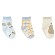 Kit 3 Pares Meia Colorida Antiderrapante Pimpolho 16-20 (6-12m) Menino Kit 3 Pares Meia Colorida Antiderrapante Pimpolho 16-20 (6-12m) Menino