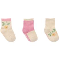 Kit 3 Pares Meia Colorida Antiderrapante Pimpolho 21-25 (1-3 anos) Menina Kit 3 Pares Meia Colorida Antiderrapante Pimpolho 21-25 (1-3 anos) Menina