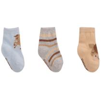 Kit 3 Pares Meia Colorida Pimpolho 00-15 (0-6m) Menino