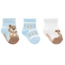 Kit 3 Pares Meia Colorida Pimpolho Tamanho Zero (Prematuro) Menino Kit 3 Pares Meia Colorida Pimpolho Tamanho Zero (Prematuro) Menino