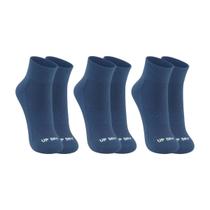 Kit 3 Pares Meia Esportiva Up Dry Anti Bolha Cano Médio Corrida Bike Ciclismo Caminhada Academia