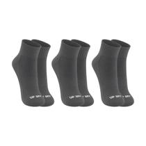 Kit 3 Pares Meia Esportiva Up Dry Anti Bolha Cano Médio Corrida Bike Ciclismo Caminhada Academia
