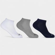 Kit 3 Pares Meia Hoahi Cano Curto Unissex - Preto e Branco Kit 3 Pares Meia Hoahi Cano Curto Unissex - Preto e Branco