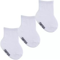 Kit 3 Pares Meia Lisa Infantil Pimpolho 16-20