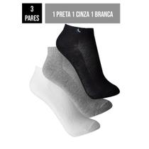 Kit 3 Pares Meia Lupo Cano Curto Soquete AU Walk Esporte