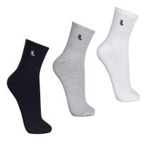 Kit 3 Pares Meia Lupo Cano Médio Masculina Sport 3245 nf