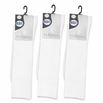 Kit 3 Pares Meia Lupo Meyanil Masculina Social Poliamida Cor:BrancaTamanho:37-44 Kit 3 Pares Meia Lupo Meyanil Masculina Social Poliamida Cor:BrancaTamanho:37-44