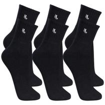 Kit 3 Pares Meia Lupo Original Cano Médio Algodão Sport Walk Kit 3 Pares Meia Lupo Original Cano Médio Algodão Sport Walk