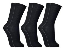 Kit 3 Pares Meia Lupo Sport Cano Alto Algodão Masculino-03292
