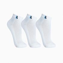 Kit 3 Pares Meia Lupo Sport Cano Baixo Branca 33 ao 36 Kit 3 Pares Meia Lupo Sport Cano Baixo Branca 33 ao 36