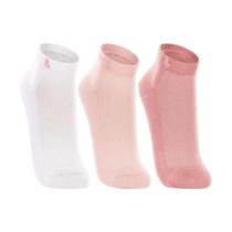 Kit 3 Pares Meia Lupo Sport Cano Curto Feminina - Rosa