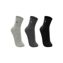 Kit 3 Pares Meia Lupo Sport Cano Médio Unissex Atoalhada Kit 3 Pares Meia Lupo Sport Cano Médio Unissex Atoalhada