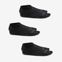 Kit 3 Pares Meia Masculina Básica Algodão Poliamida Preta 33/38 Kit 3 Pares Meia Masculina Básica Algodão Poliamida Preta 33/38