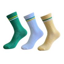 Kit 3 Pares Meia Masculina Cano Médio Algodão Copa Brasil COR:3 SORTIDOSTAMANHO:38-42 Kit 3 Pares Meia Masculina Cano Médio Algodão Copa Brasil COR:3 SORTIDOSTAMANHO:38-42