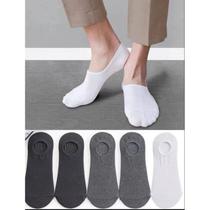 Kit 3 pares meia masculina sapatilha invisível esporte