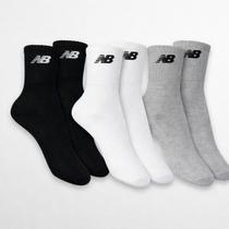 Kit 3 Pares Meia New Balance Cano Alto Premium Unissex Cor:VariadaTamanho:34 a 38 Kit 3 Pares Meia New Balance Cano Alto Premium Unissex Cor:VariadaTamanho:34 a 38