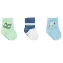 Kit 3 Pares Meia Presente Pimpolho 00-15 (0-6m) Menino