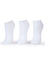 Kit 3 Pares Meia Puket Micro Variante Cano Baixo Unissex