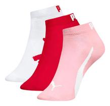 Kit 3 Pares Meia Sapatilha Infantil Menina 25 a 28 Puma Kit 3 Pares Meia Sapatilha Infantil Menina 25 a 28 Puma