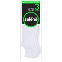 Kit 3 Pares Meia Sapatilha Invisível Masculina Kit 3 Pares Meia Sapatilha Invisível Masculina