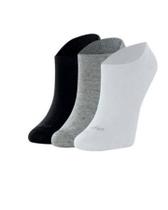 Kit 3 Pares Meia Sapatilha Lisa feminino She Kit 3 Pares Meia Sapatilha Lisa feminino She