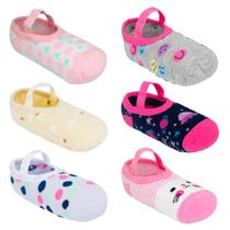 Kit 3 Pares Meia Sapatilha Menina Bebe Pimpolho Tamanho:26 a 30 (3 a 6 Anos) Kit 3 Pares Meia Sapatilha Menina Bebe Pimpolho Tamanho:26 a 30 (3 a 6 Anos)