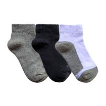 Kit 3 Pares Meia Soquete Atoalhada Infantil Escolar Lisa Cor:SortidaTamanho:21-24 Kit 3 Pares Meia Soquete Atoalhada Infantil Escolar Lisa Cor:SortidaTamanho:21-24