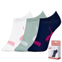 Kit 3 Pares Meia Soquete Invisível Feminina Puma Original 4755 Kit 3 Pares Meia Soquete Invisível Feminina Puma Original 4755